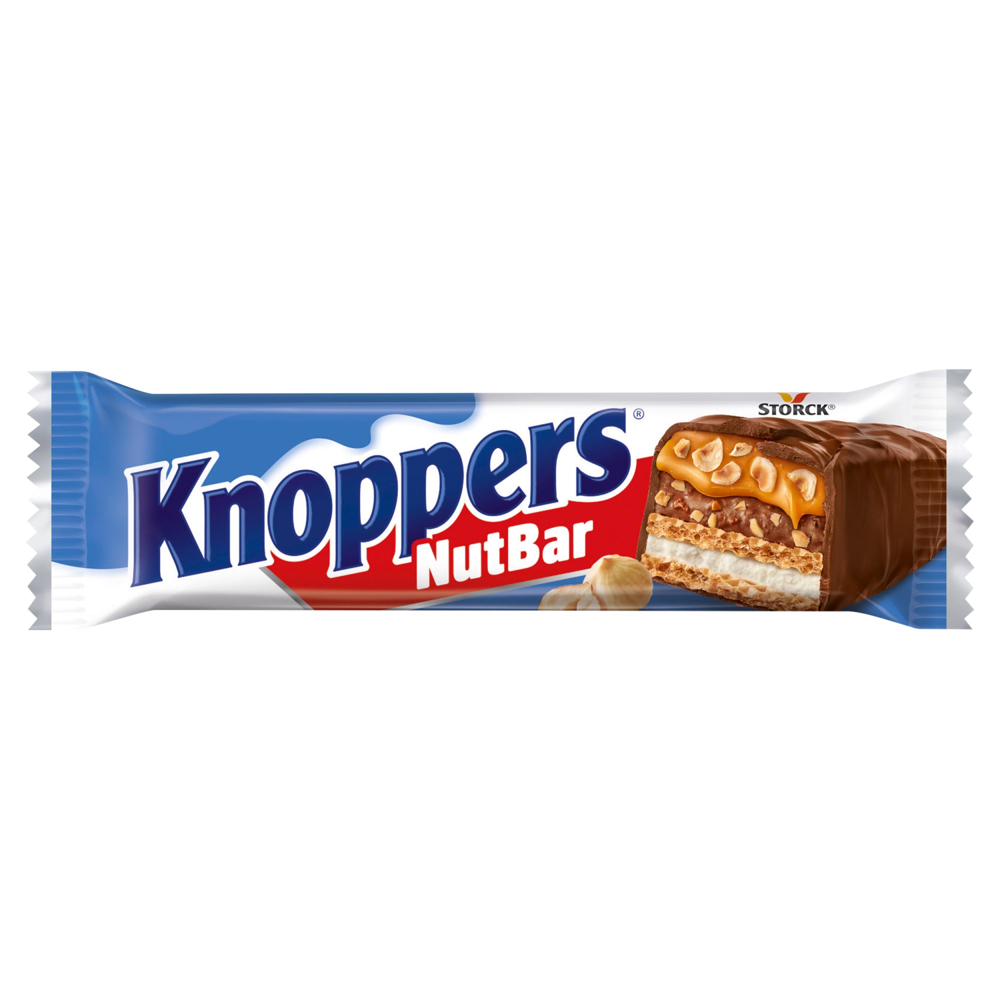 Knoppers Nutbar, csokoládészelet