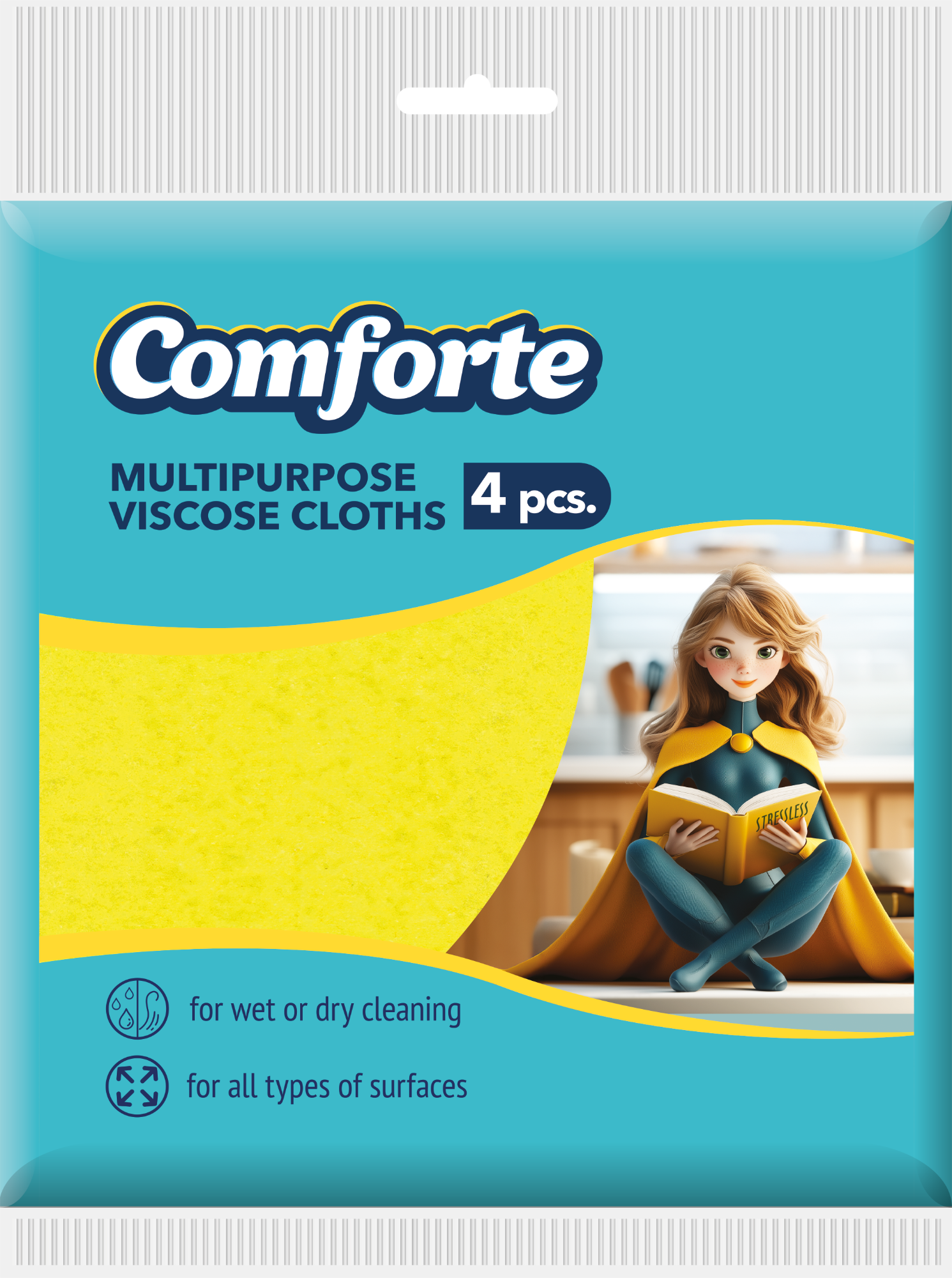 Comforte Viscose általános tisztítókendő