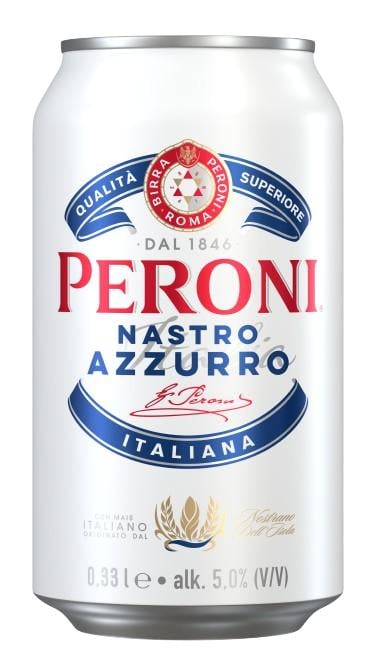 Peroni Nastro Azzurro minőségi világos sör 5%