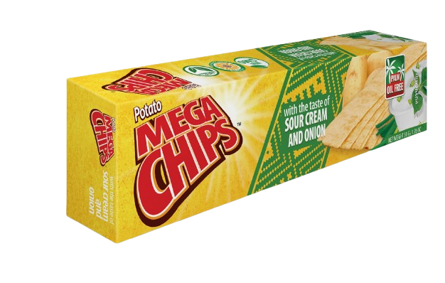 Mega Chips Hagymás-tejfölös ízű chips