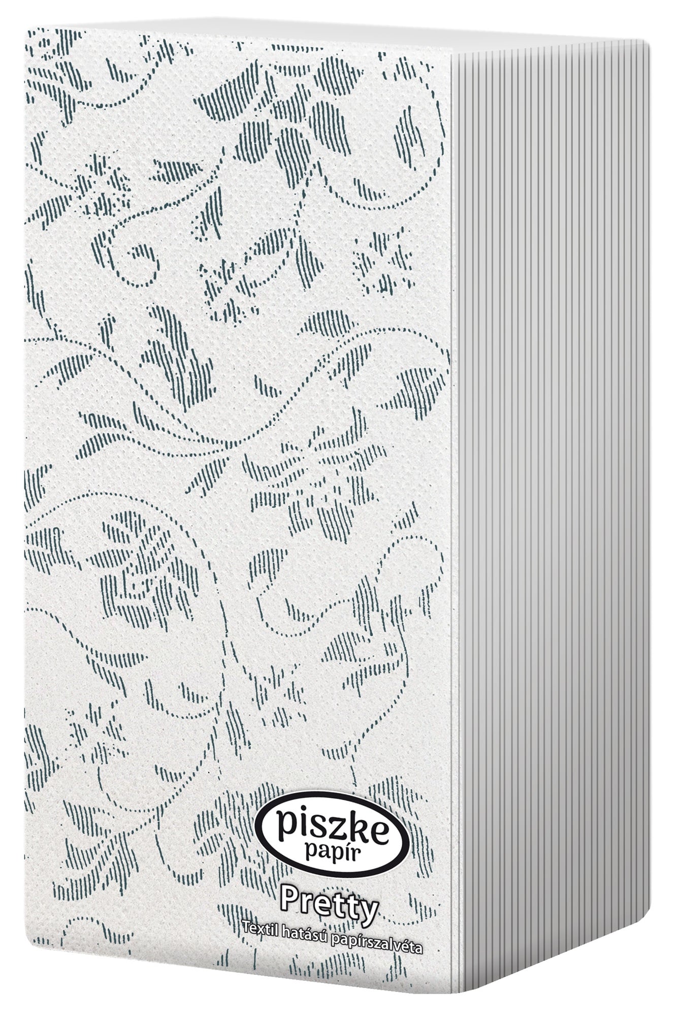 Piszke Pretty textil hatású papírszalvéta
