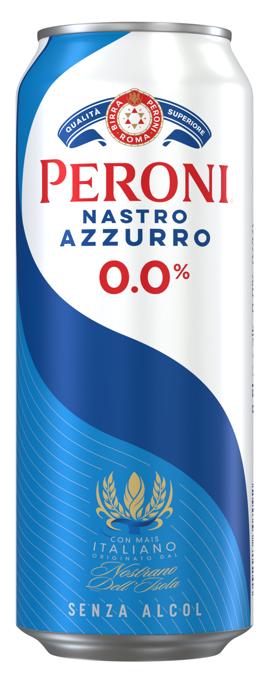 Peroni Nastro Azzurro alkoholmentes világos sör 0,0%