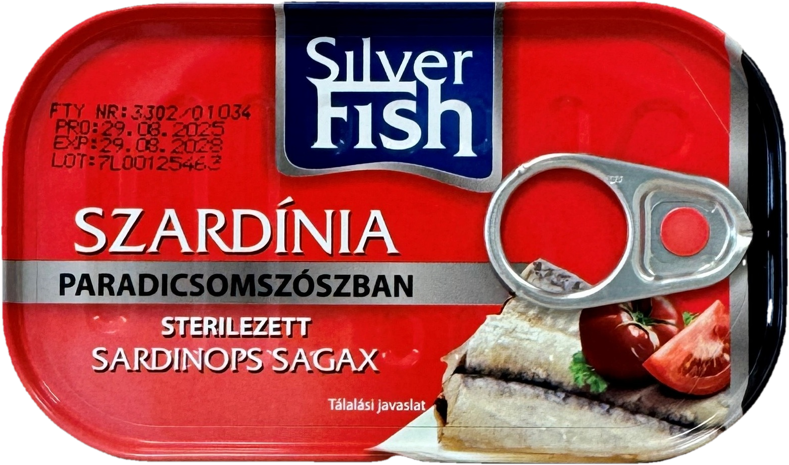 SilverFish szardínia paradicsomszószban (125 g)