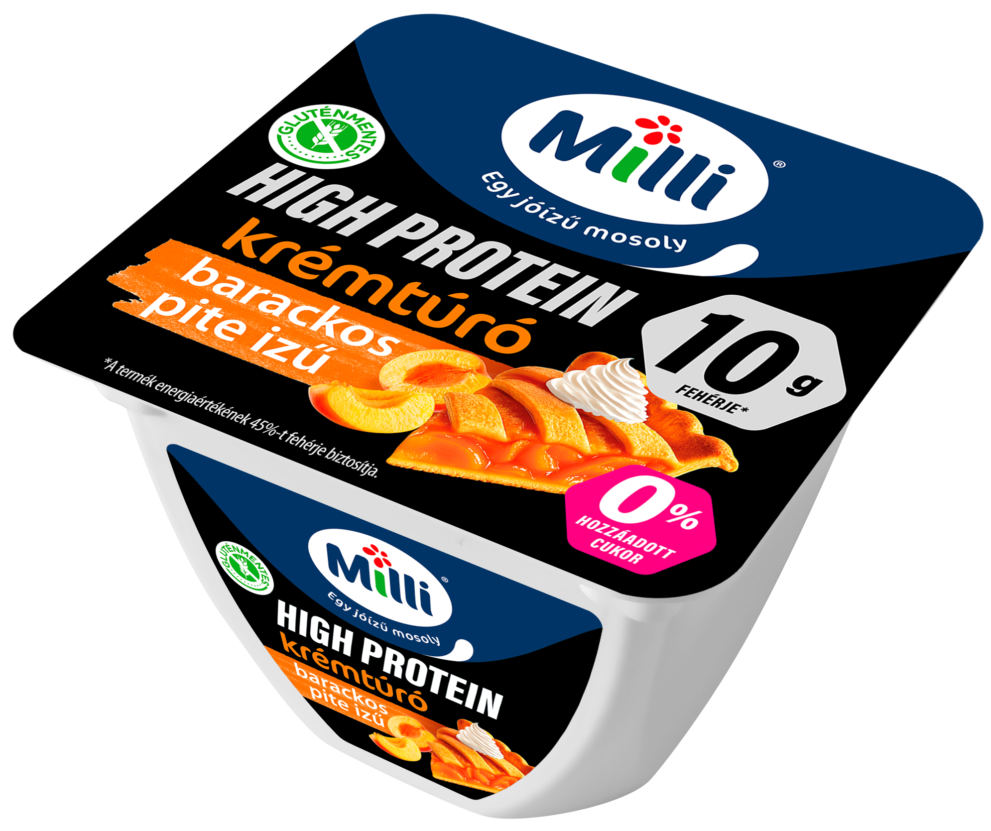 Milli Protein Barackos Pite ízű túrókrém