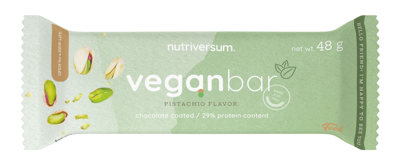 Nutriversum Vegan pisztácia fehérjeszelet