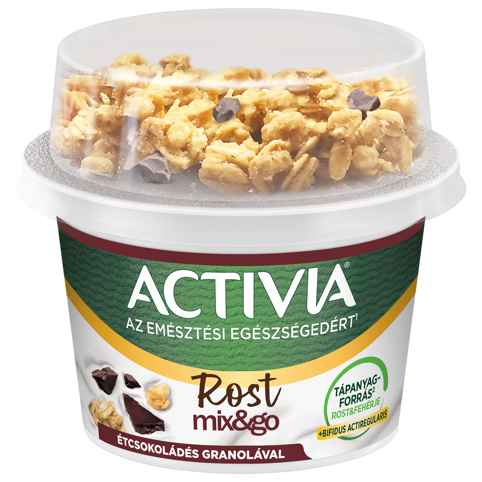 Danone Activia Mix&Go granola étcsokoládé