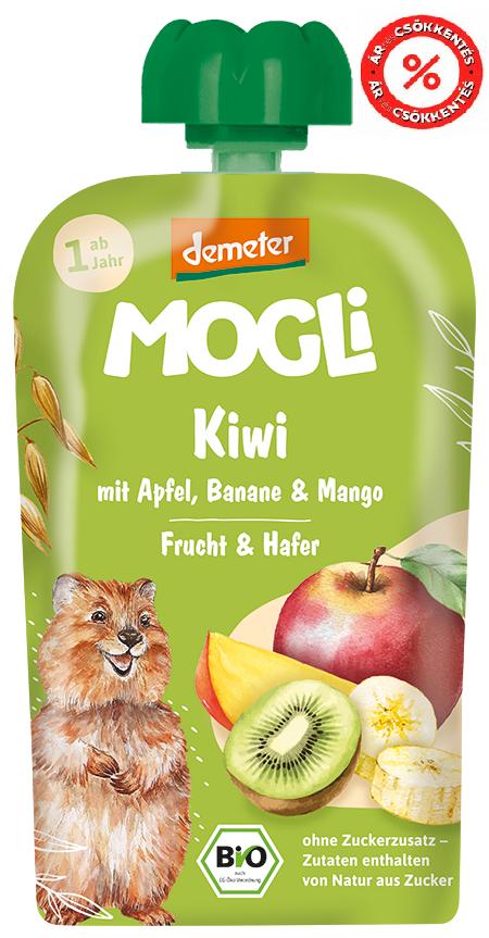 Mogli bio Quetschie kiwi banán alma mangó zab püré 100g