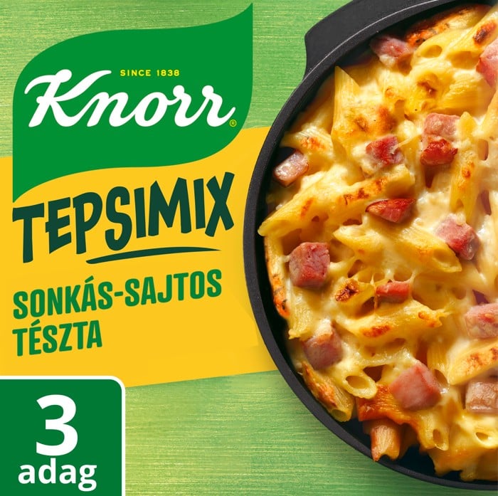 Knorr Tepsimix Sonkás-sajtos tészta