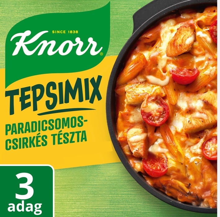 Knorr Tepsimix Paradicsomos-csirkés tészta