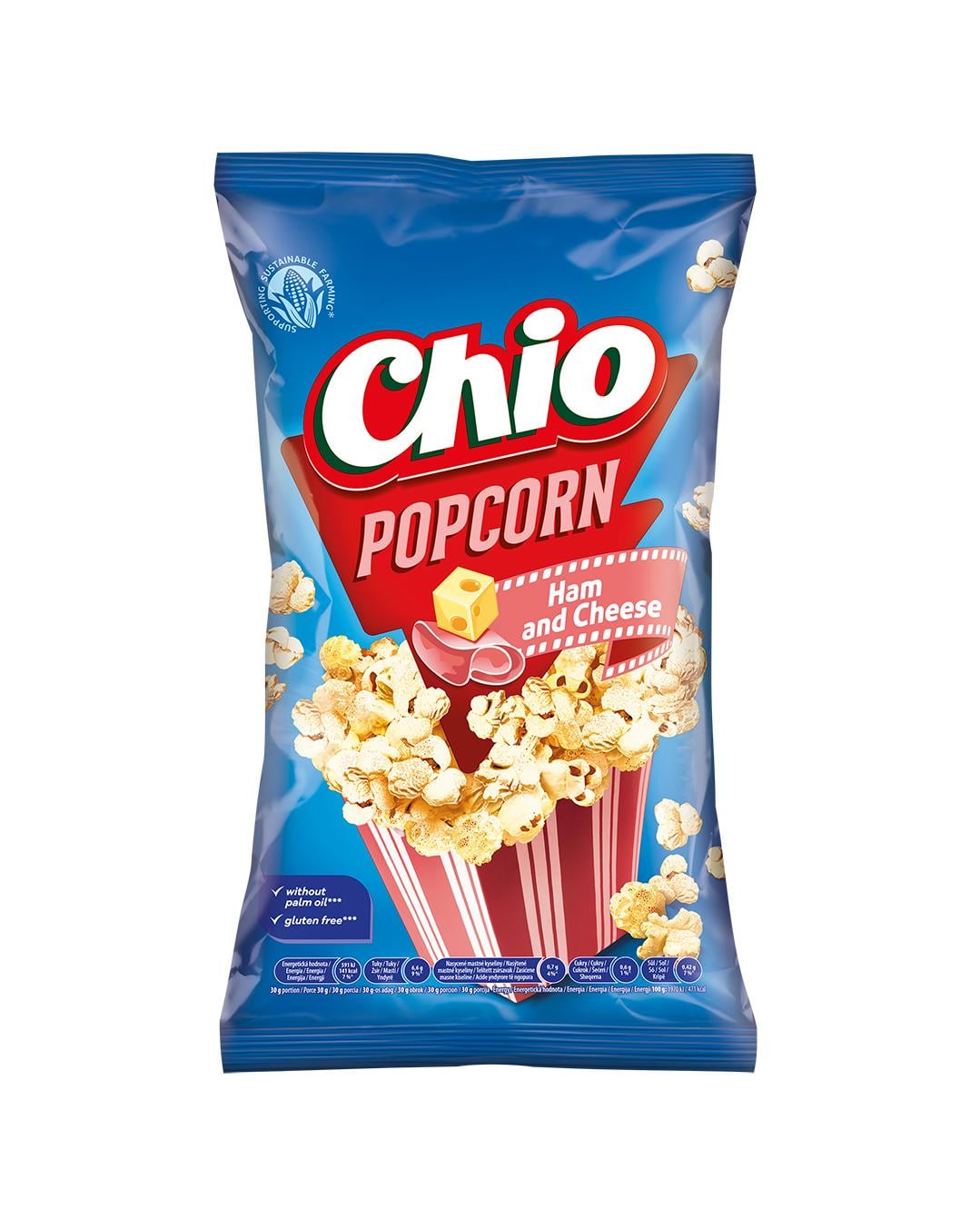 Chio Kipattogtatott Popcorn Sonkás-Sajtos