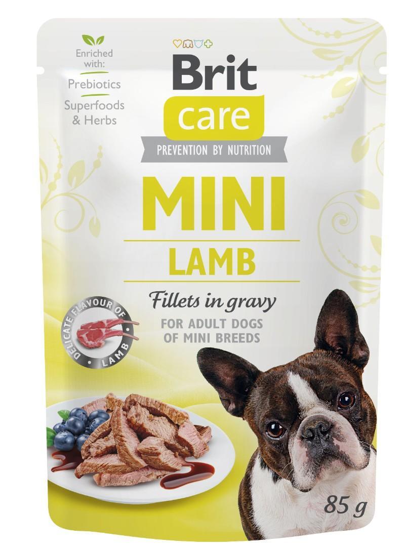 Brit Care Mini alutasakos nedves kutyatáp, bárány filé szószban 85 g