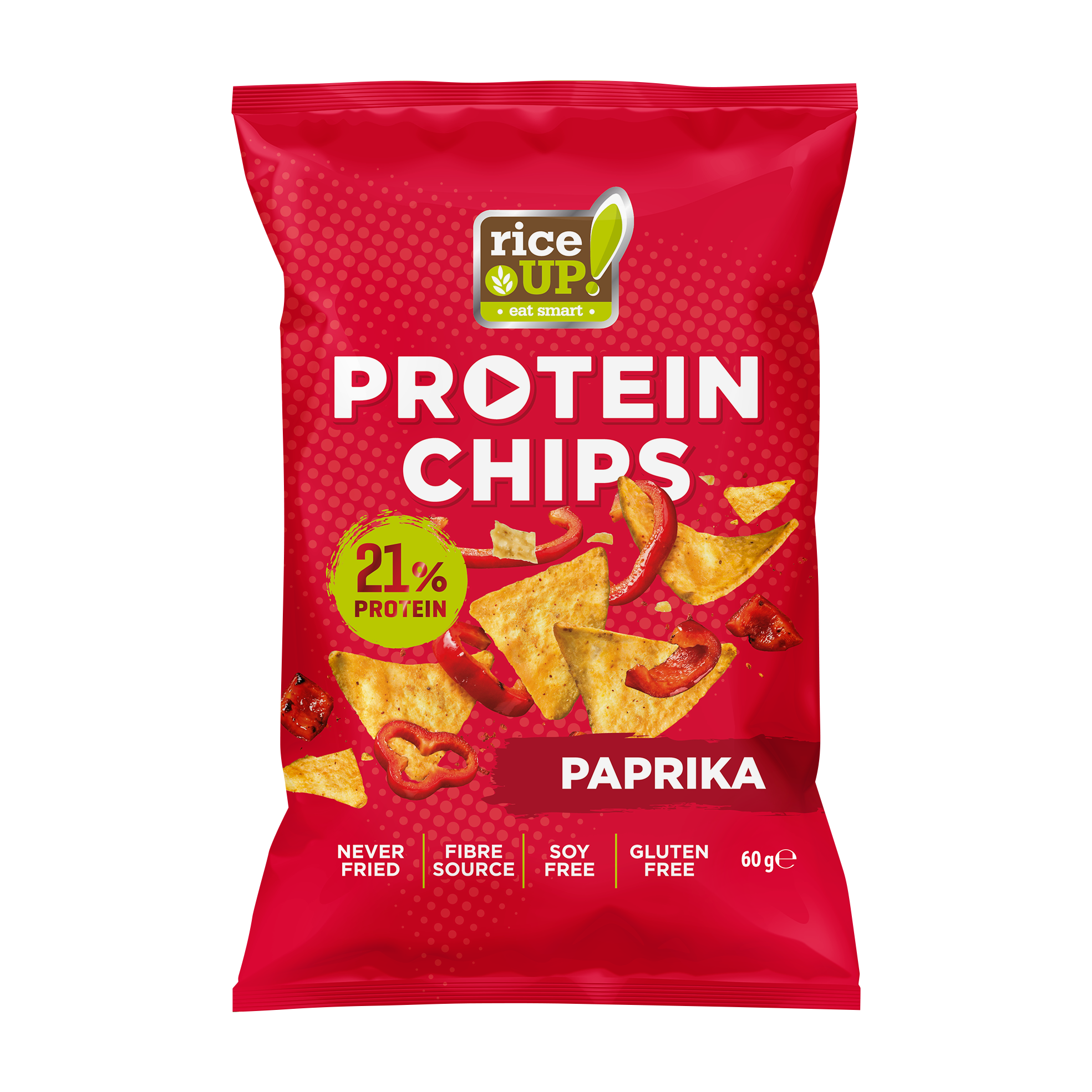 Rice Up Chips  Fehérje - paprikával