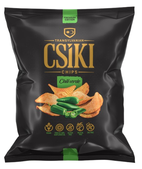 Csíki Chips Chili verde