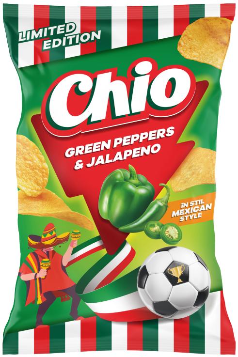 Chio Chips Green Paprika & Jalapeno