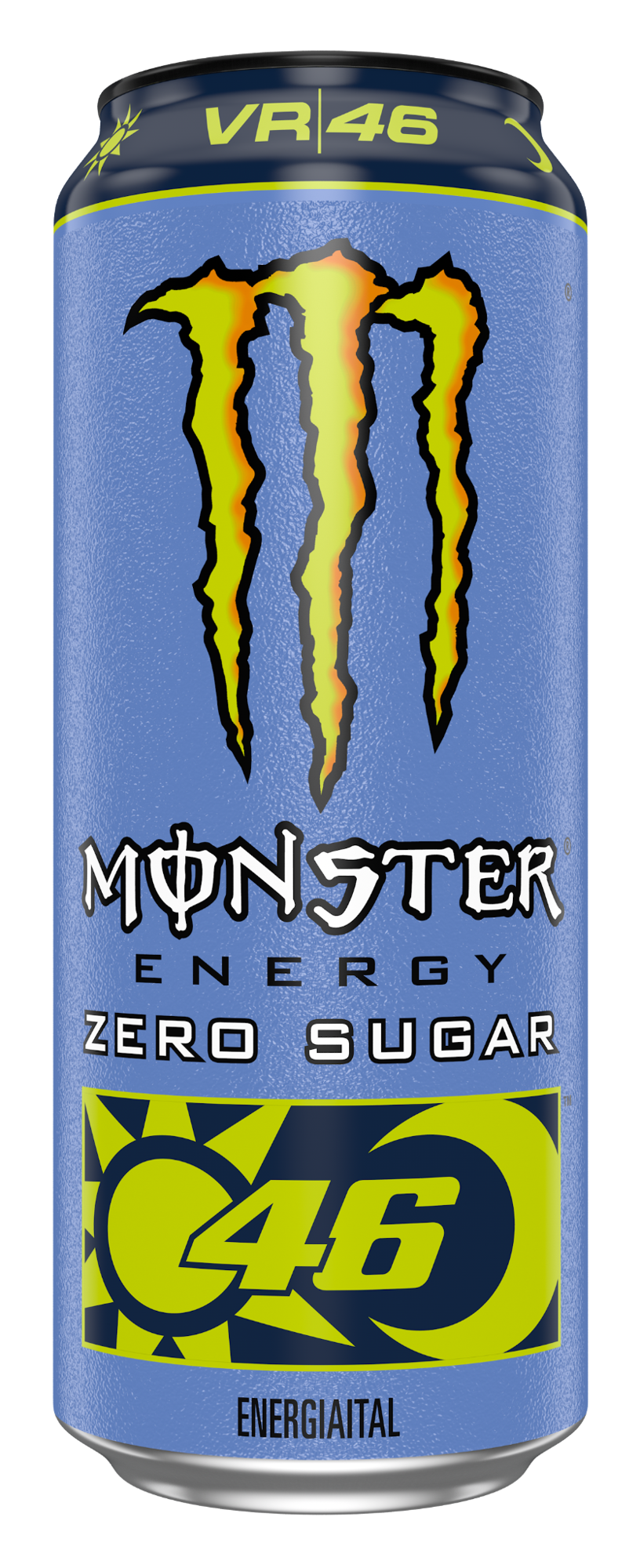 Monster Energy Valentino Rossi Zero Sugar szénsavas citrusfélék ízű energiaital