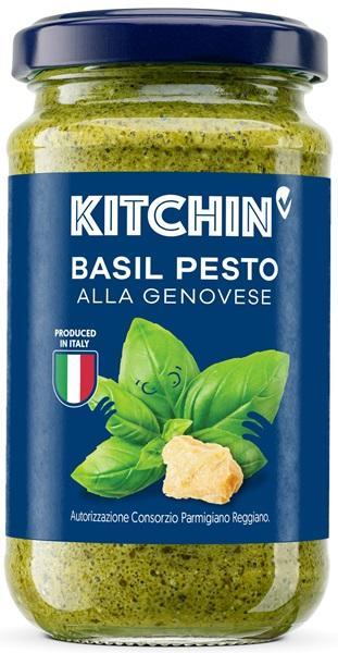 Kitchin Bazsalikomos Pesto Genovai Módra