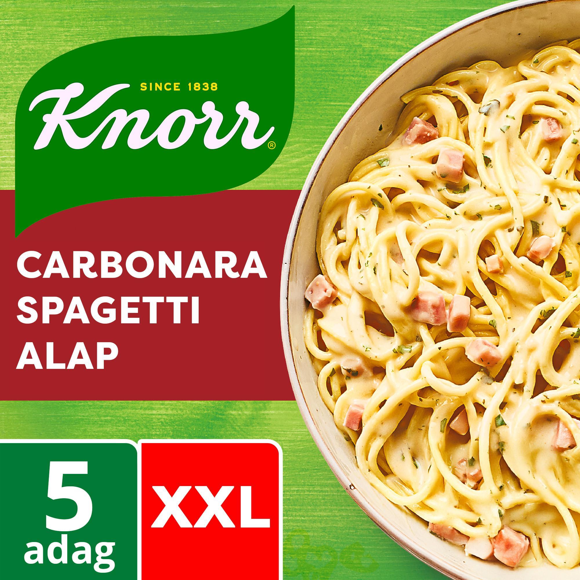 Knorr Fix XXL carbonara spagetti alap