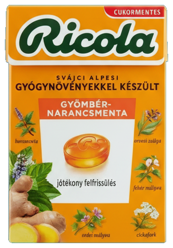 Ricola Gyömbér-Narancsmenta