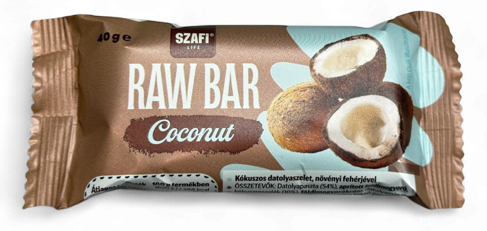 Szafi Life Proteines Coconut Raw Bar gluténmentes