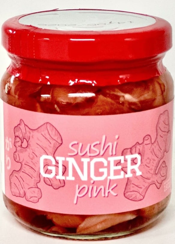 Hachi Sushi rózsaszín gyömbér üvegben