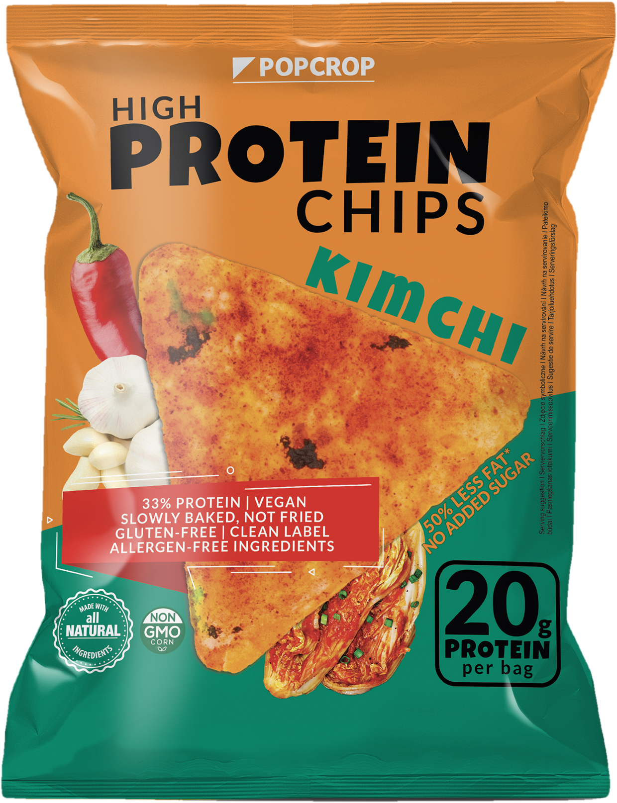 Popcrop High Protein chips Kimchi