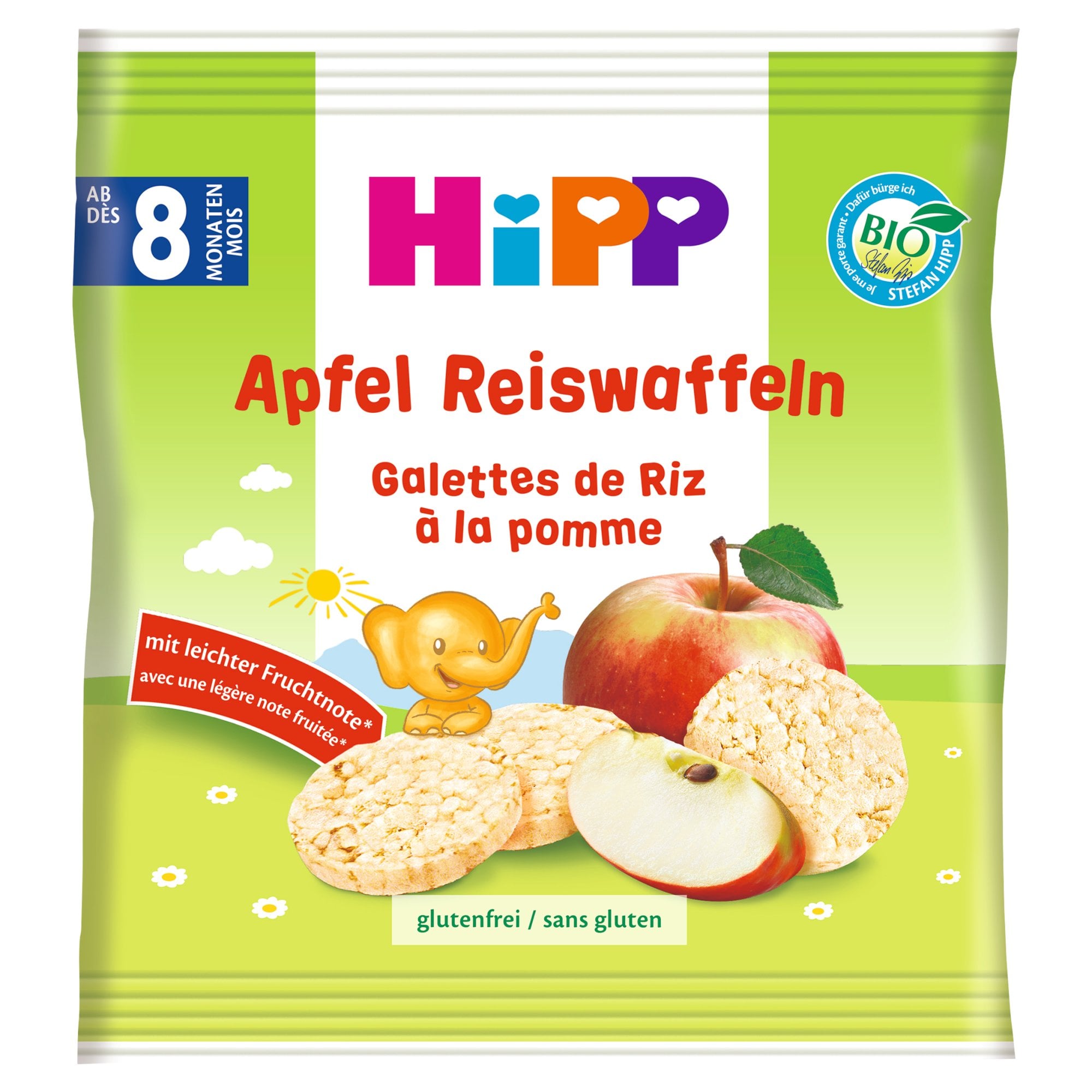 Hipp Almás rizskorong 8 hónapos kortól