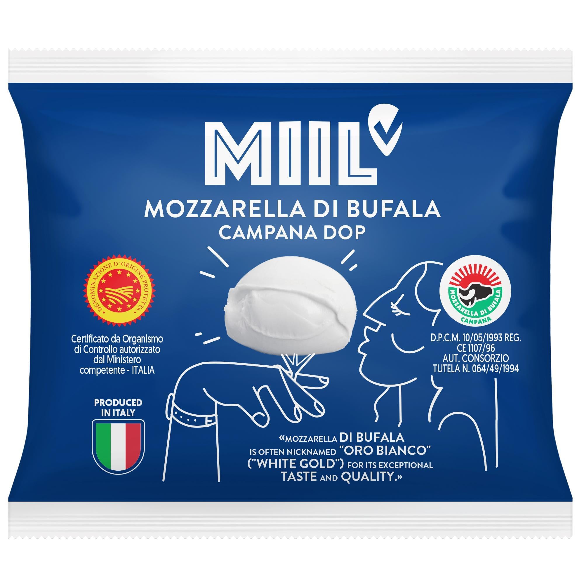 Miil Mozarella Di Bufala Campana DOP