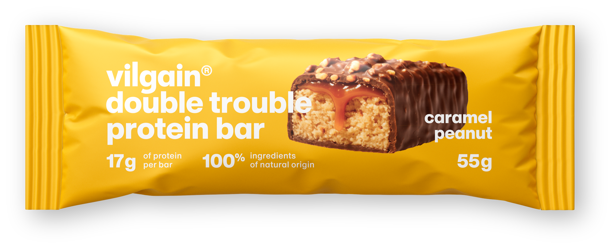 Vilgain Double Trouble Protein Bar Földimogyoró sós karamellel