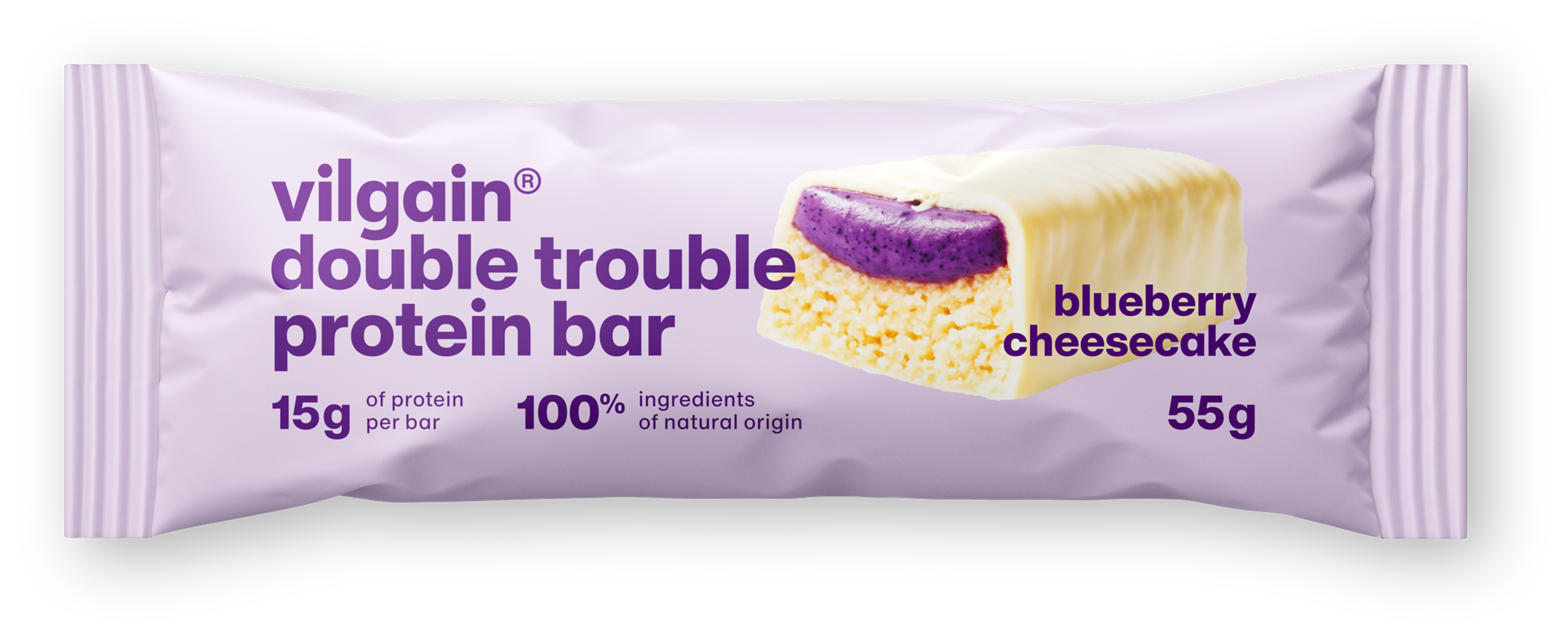 Vilgain Double Trouble Protein Bar áfonyás sajttorta