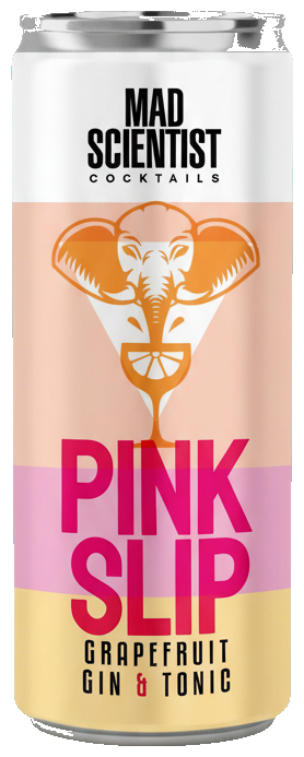 Mad Scientist - PINK SLIP - Grapefruit Gin & Tonic