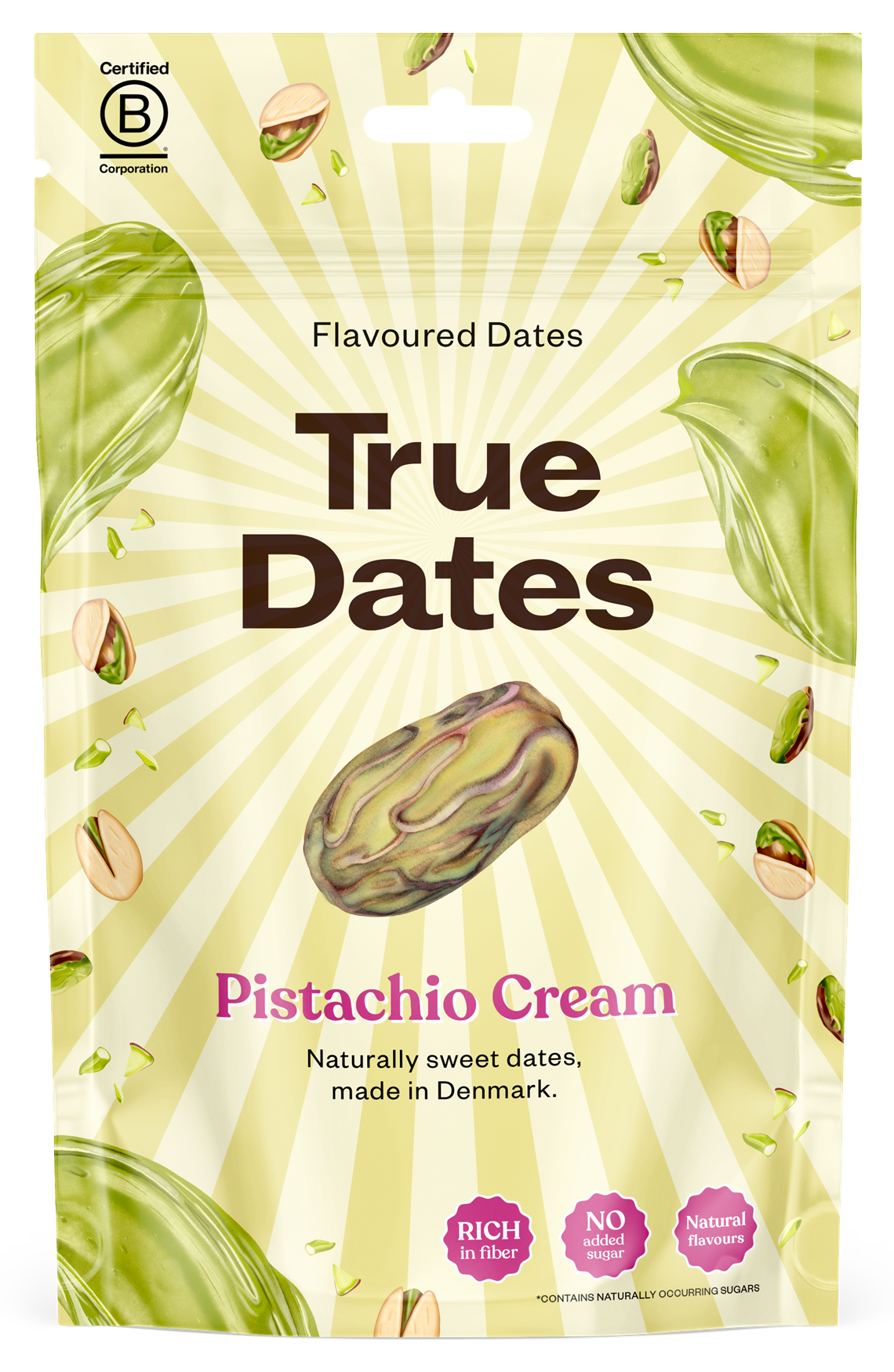 True Dates magnélküli ízesített datolya - Creamy Pistachio