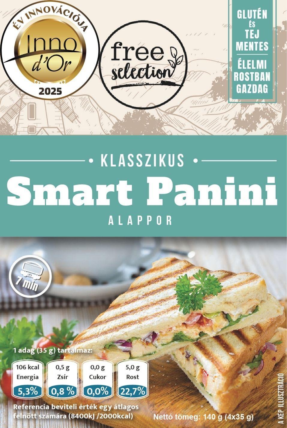Free Selection Smart Panini Klasszikus Melegszendvics Alappor (4db)
