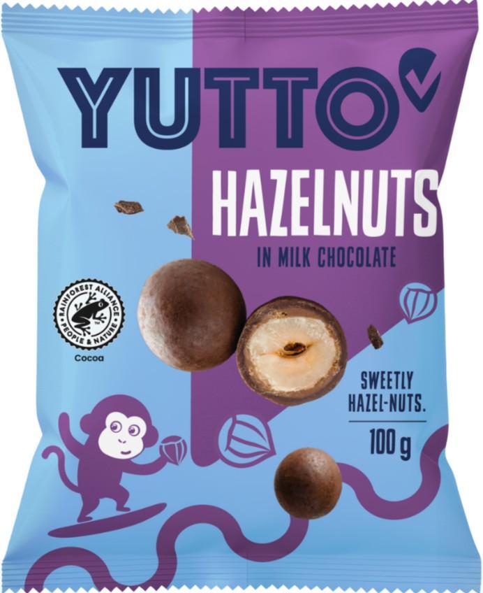 YUTTO Tejcsokoládéval bevont mogyoró