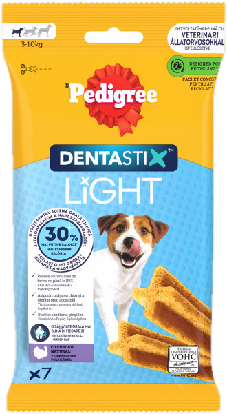 Pedigree DentaStix Light fogápoló rágósnack S