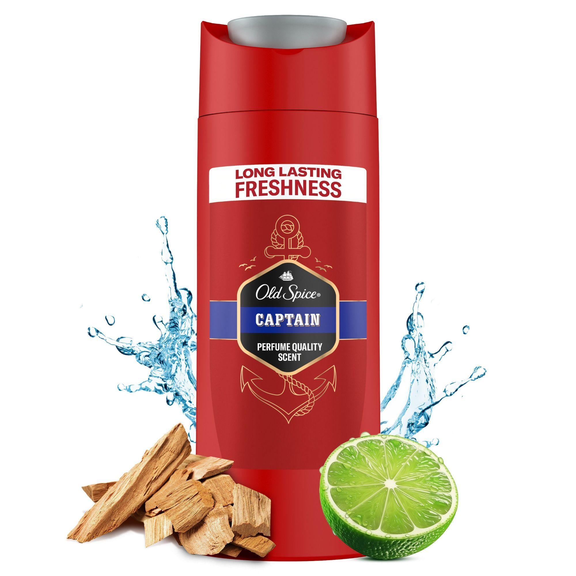 Old Spice Captain 3 az 1-ben Tusfürdő és Sampon, utazó kiszerelés 90 ml