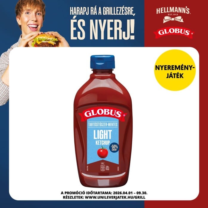 Globus Ketchup Light flakonos