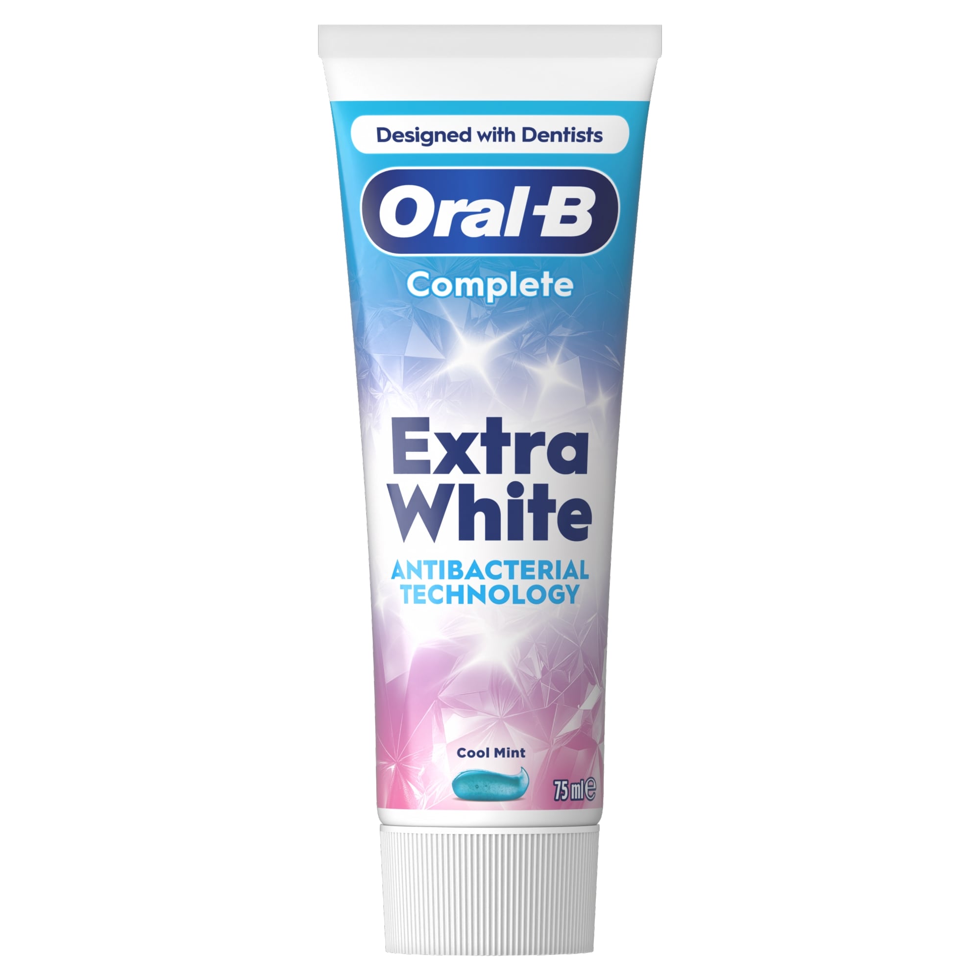 Oral-B Complete Extra White Fogkrém Antibakteriális Cinkkel, 75 ml