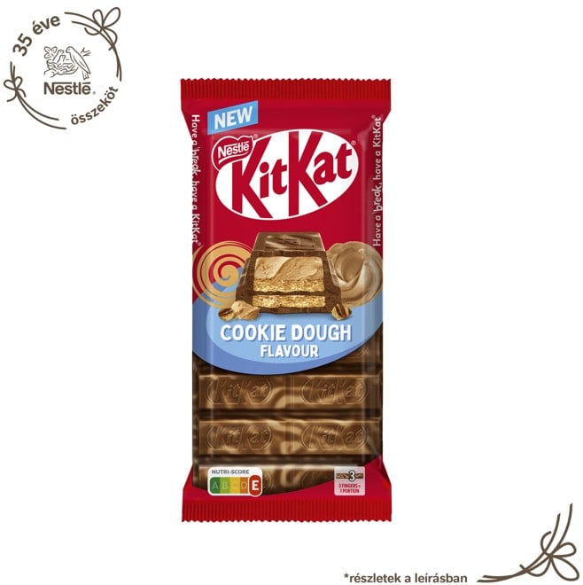 KitKat táblás cookie dough csokoládé