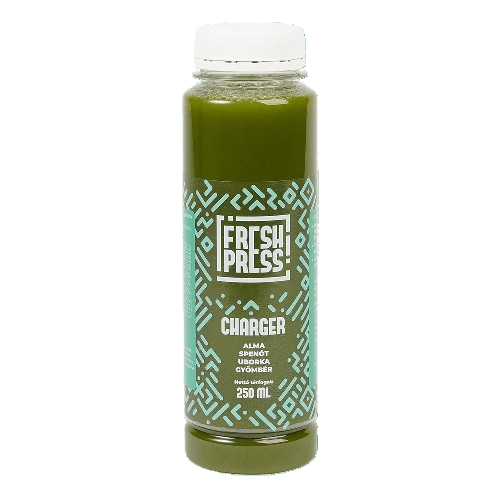 Freshpress Charger - HPP kezelt frissen préselt alma, spenót, uborka, gyömbér juice