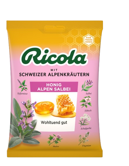 Ricola Mézes-zsálya zacskós cukorka