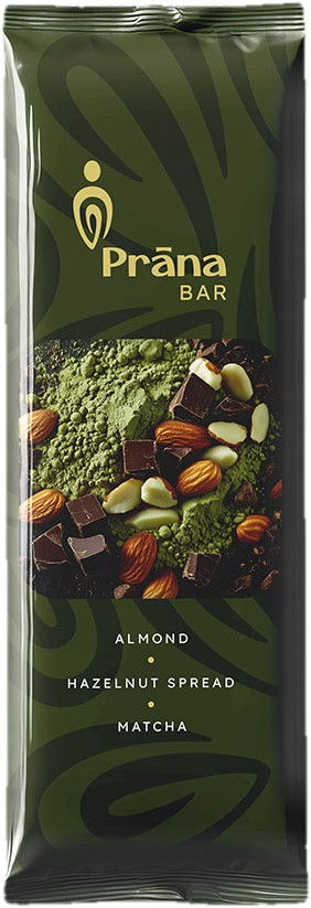 Prana Szelet Matcha-Mandula-Mogyorókrém