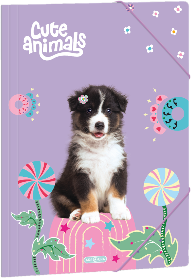 Ars Una A/4 dosszié Cute animals-Aussie (5528)