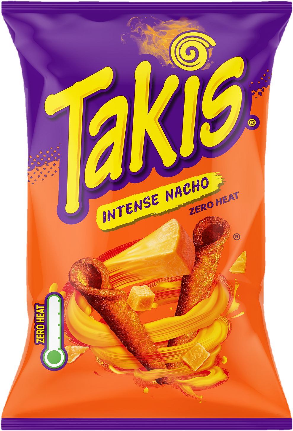 Takis Intense Nacho sajtos ízesítésű tortilla chips