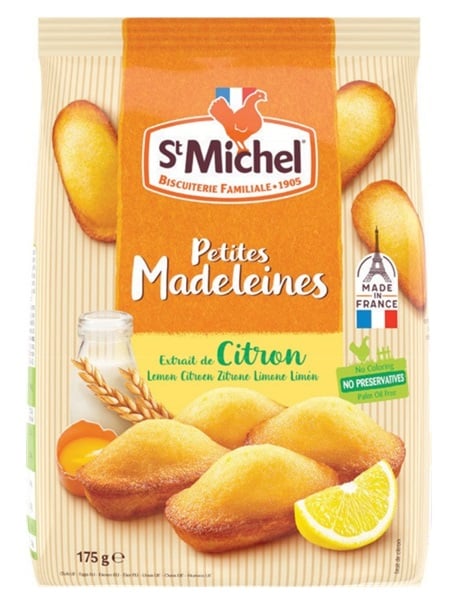 St Michel Madeleine Citrom ízű sütemény