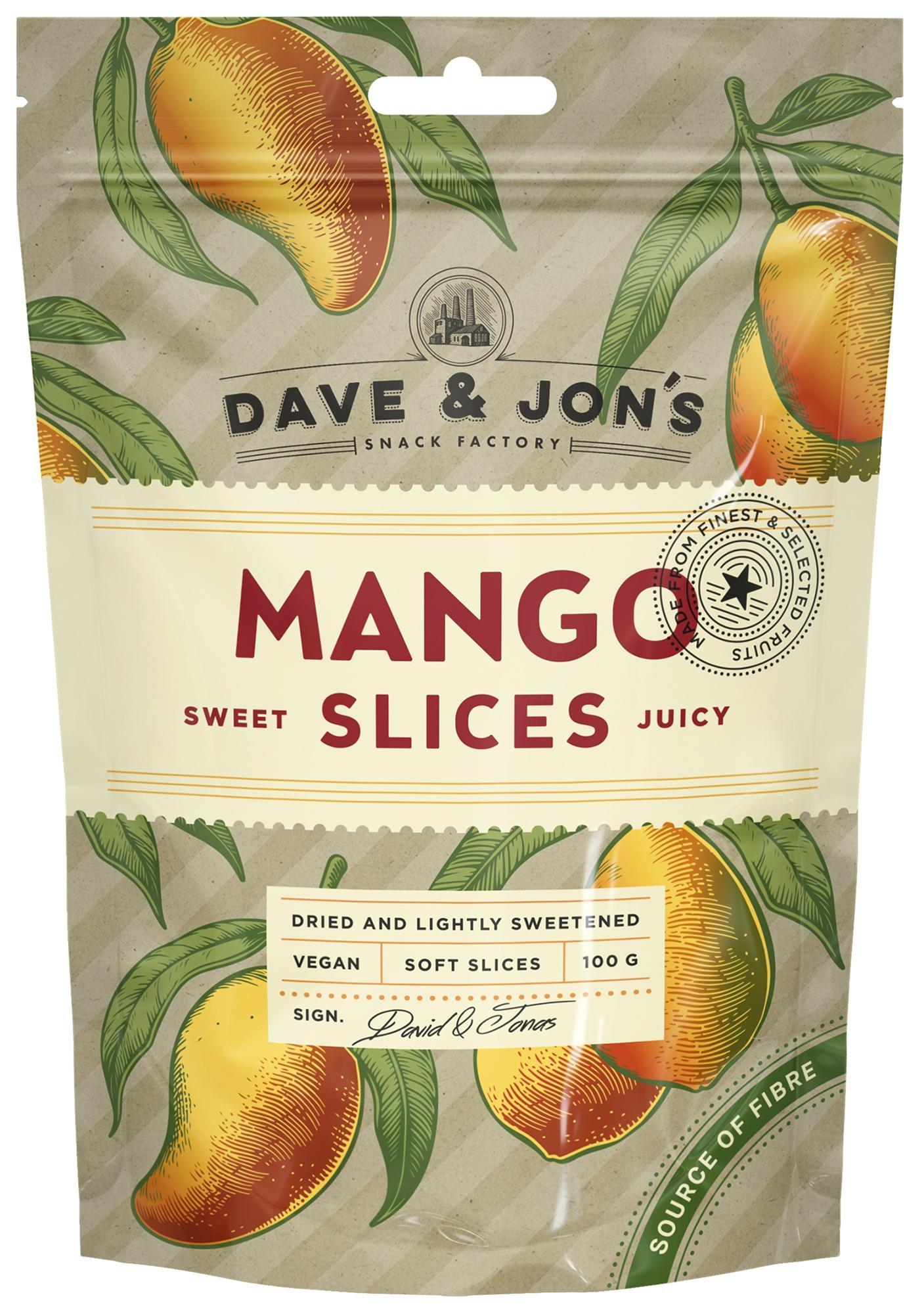 Dave & Jon's Mango Slice Sweet Juicy szárított mangó