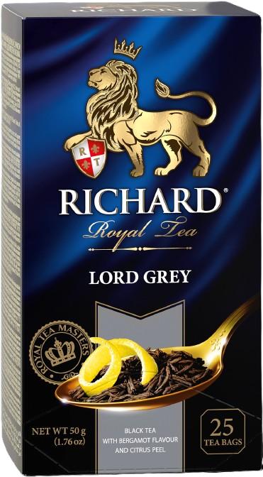 Ricahrd Royal Lord Grey, filteres ízesített fekete tea