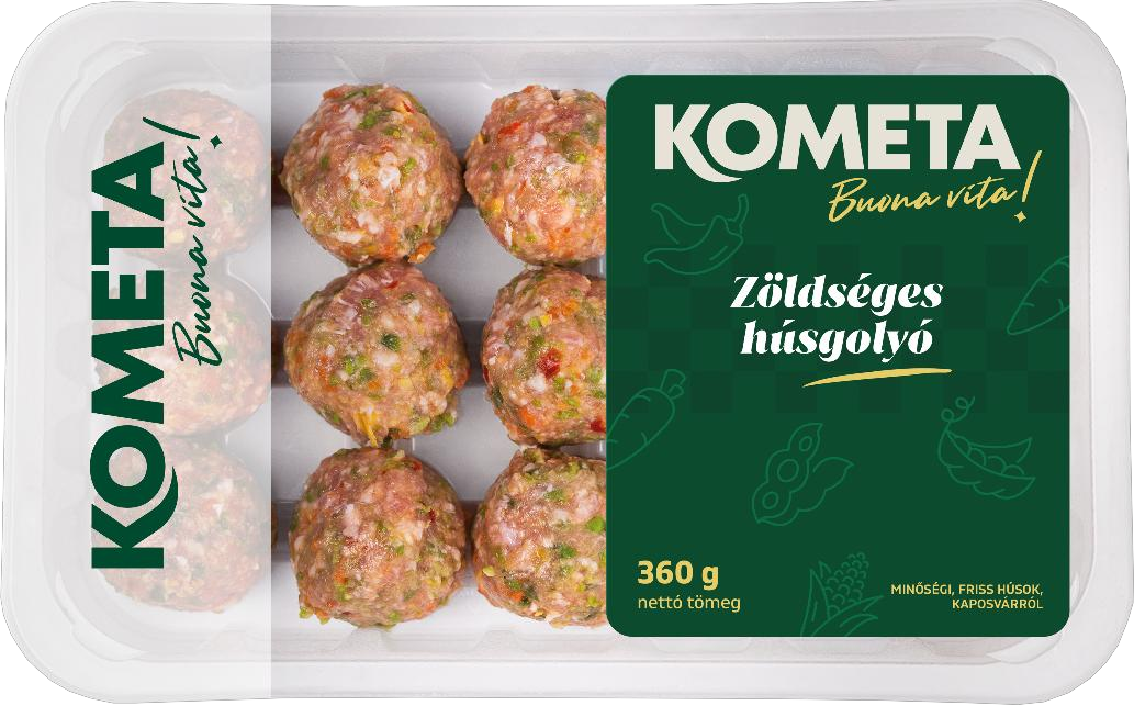 KOMETA zöldséges húsgolyó