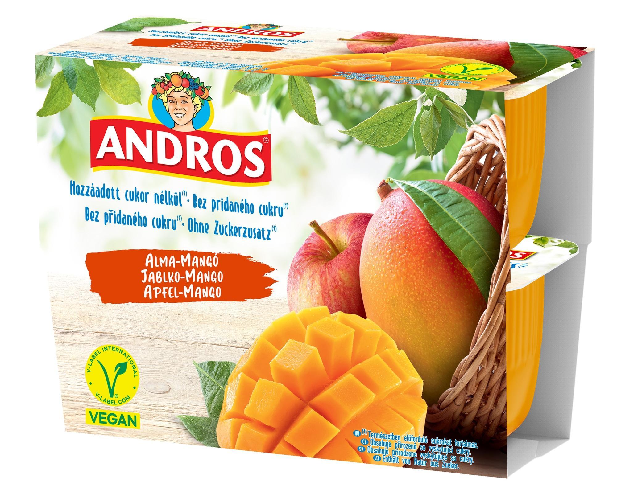 Andros Alma-Mangó gyümölcspüré (4x100g)