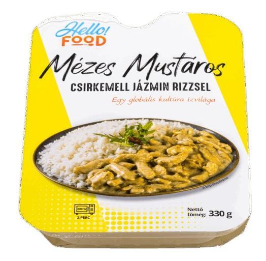 Hello Food Mézes-Mustáros csirkemell jázmin rizzsel