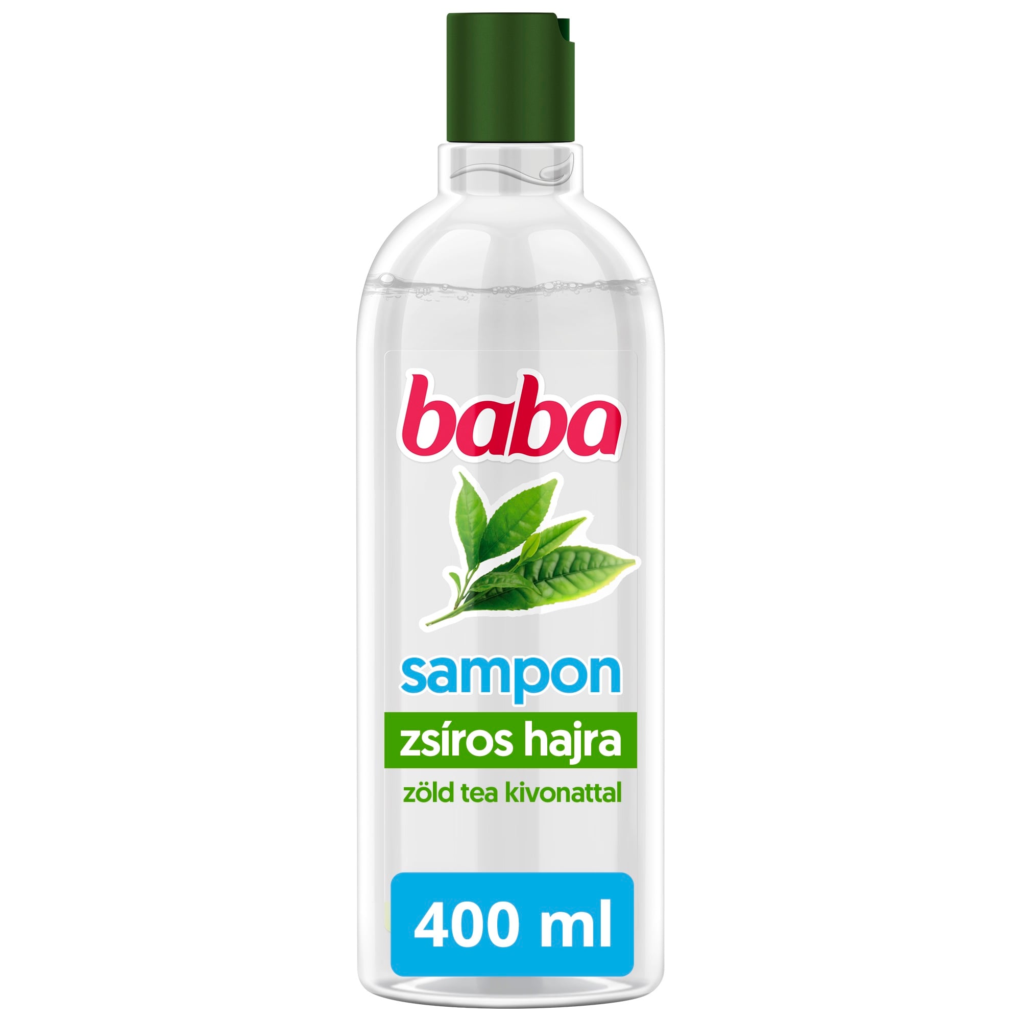 Baba sampon zöld tea kivonattal zsíros hajra, 400 ml